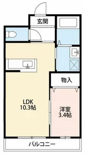 愛知県岡崎市若松町字宮前【マンション】の間取り
