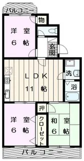 第一寺田マンション【3階】の間取り