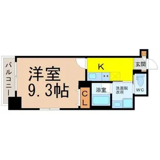 プランベイム大須駅前【8階】の間取り