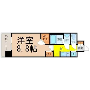 La Douceur志賀本通II【13階】の間取り