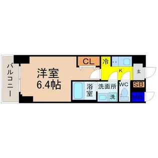 S-RESIDENCE平安通【12階】の間取り