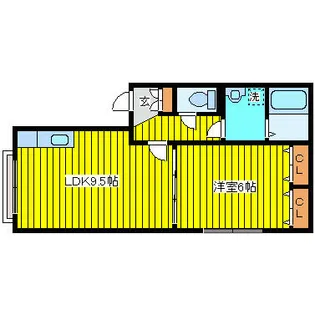 ドエル25【102号室】の間取り