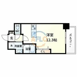 YOU’SⅢ番館【8階】の間取り