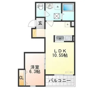 F+style柏原上市【2階】の間取り