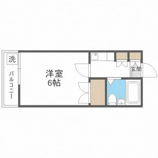 パステル東油山C棟【2階】の間取り