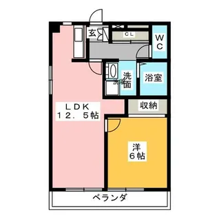 CASA小幡【7階】の間取り