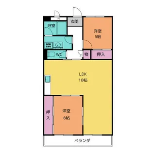 ヤマイチマンション【3階】の間取り