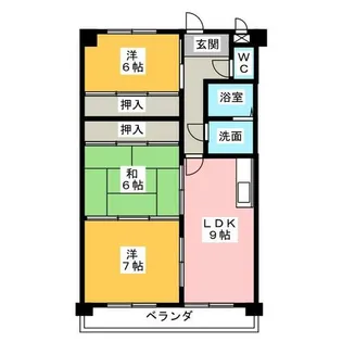 フォレスト勝川【5階】の間取り