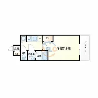 THE RESIDENCE H【10階】の間取り