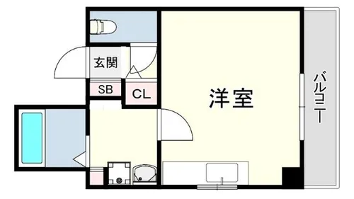 ダイアパレス新神戸【5階】の間取り