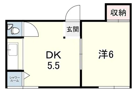ヴィクトリアビル新神戸【2階】の間取り