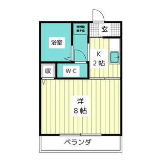 AtoZメイトウ【1階】の間取り