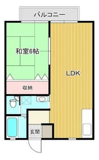 メゾンパルシェ【2階】の間取り