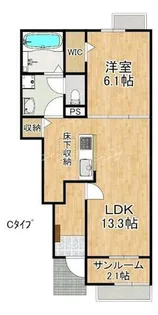 バナナヒルズ【1階】の間取り