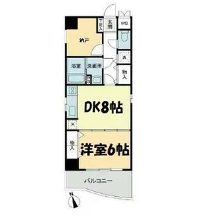 グリーンハイツ新道【4階】の間取り