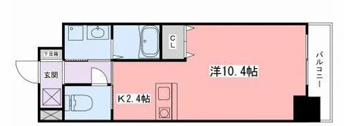インタービレッジ高岡駅前【6階】の間取り