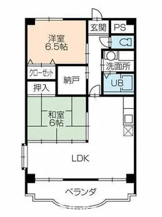 みゆきサンプラザ【2階】の間取り