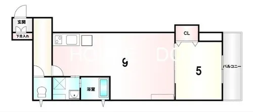 クリエオーレ豊島南【3階】の間取り