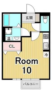 リヴェールSETA【2階】の間取り
