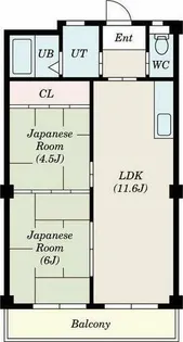 エクシードA【1階】の間取り