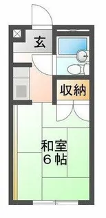 ハイシティ南松山【101号室】の間取り