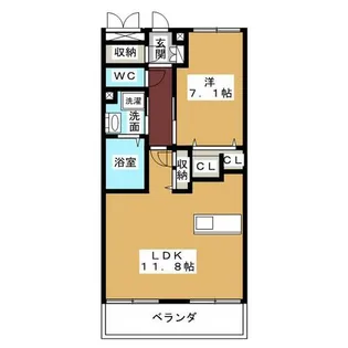 Y’s court【4階】の間取り
