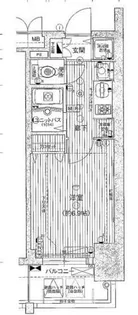 プレサンスSAKAEリバースタイル【9階】の間取り