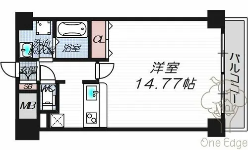 ブラーヴォ扇町【3階】の間取り