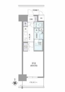 OKBアヴェニール菊井町【12階】の間取り