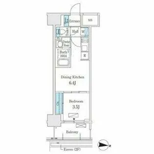 L&Cレジデンス鶴舞公園【4階】の間取り