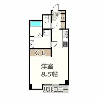 コスタ文の里【3階】の間取り