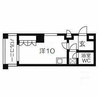 朝日プラザ西舞子【101号室】の間取り