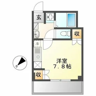 パークハイム鶴舞【6C号室】の間取り