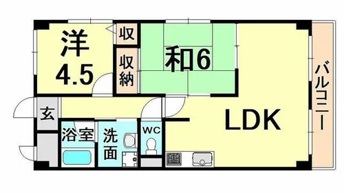 フォワイエ セレスト【2階】の間取り