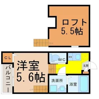 シャルムウチヤマ【1階】の間取り