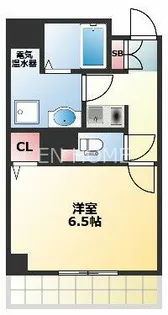 メゾンルージュ谷町【4階】の間取り