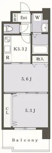 アルティザ小倉【6階】の間取り