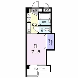 アビタシオン柳町【2階】の間取り