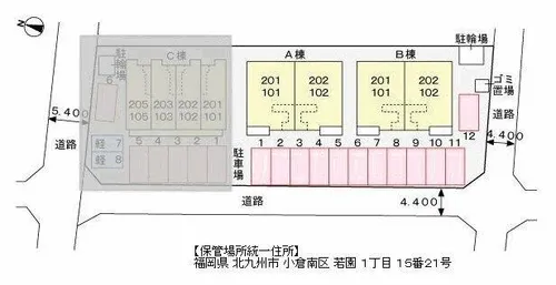 ウッド クリーク テラスC【1階】の間取り