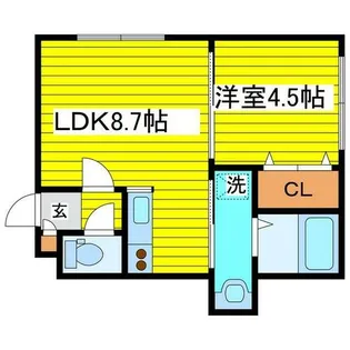 SMANIA【4階】の間取り