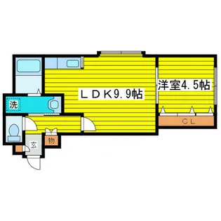 プレシャス18番館【3階】の間取り