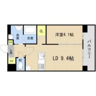 フェリス小笹【0802号室】の間取り