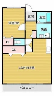 マンションサンライズ弐番館【1階】の間取り