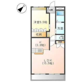 ウィスティリア大清水【2階】の間取り