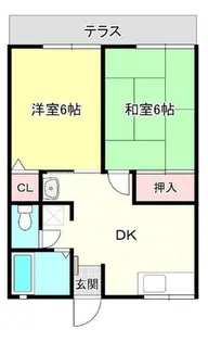 ティアラⅠ【1階】の間取り