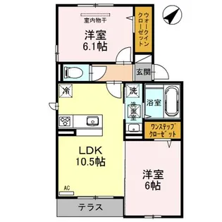 フェリオ【1階】の間取り