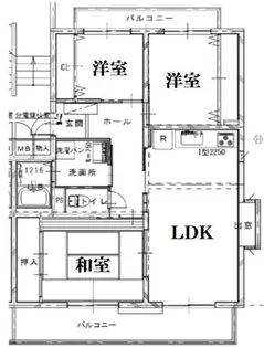 グレース蓮池【1階】の間取り