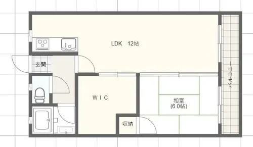 フジサンライズ白浜【1階】の間取り