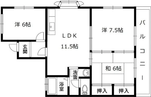 ラームズプラザ【4階】の間取り