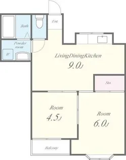 セイワパレス森ノ宮南【3階】の間取り
